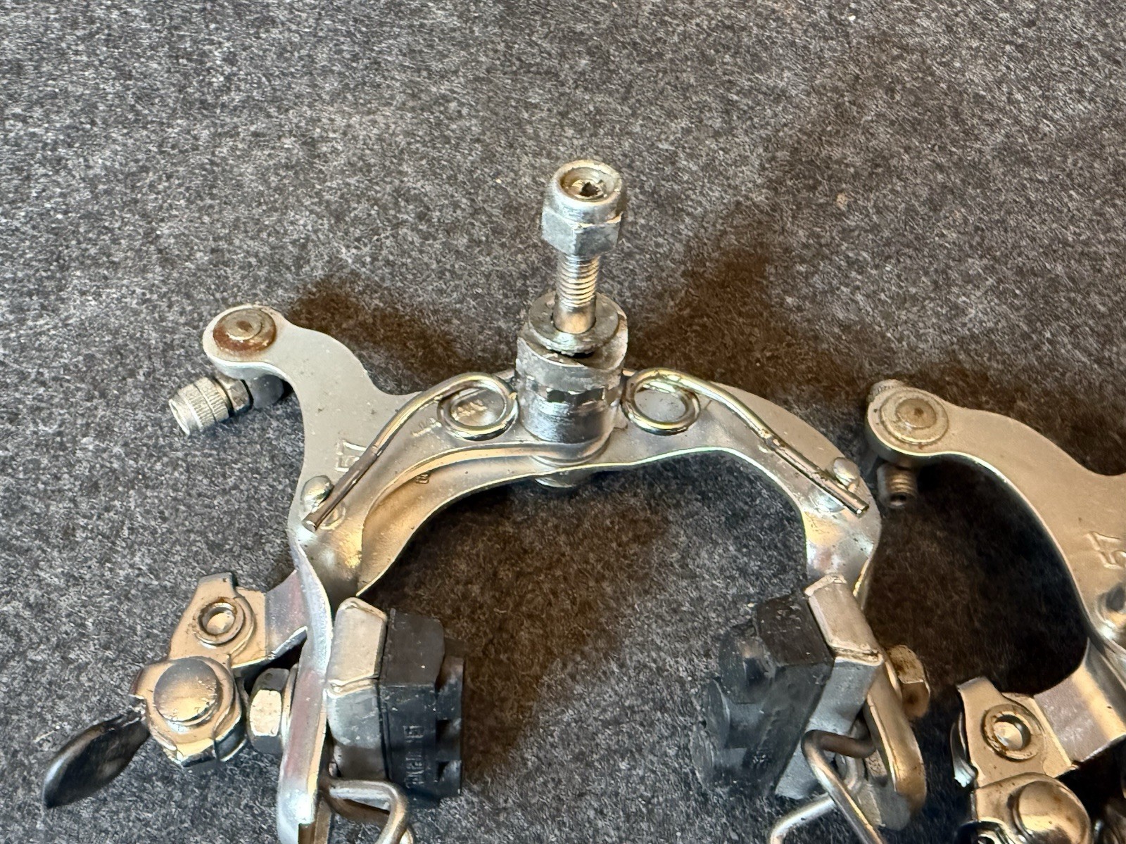 Vintage Shimano 600 Arabesque Brake Caliper Set Front & Rear Silver