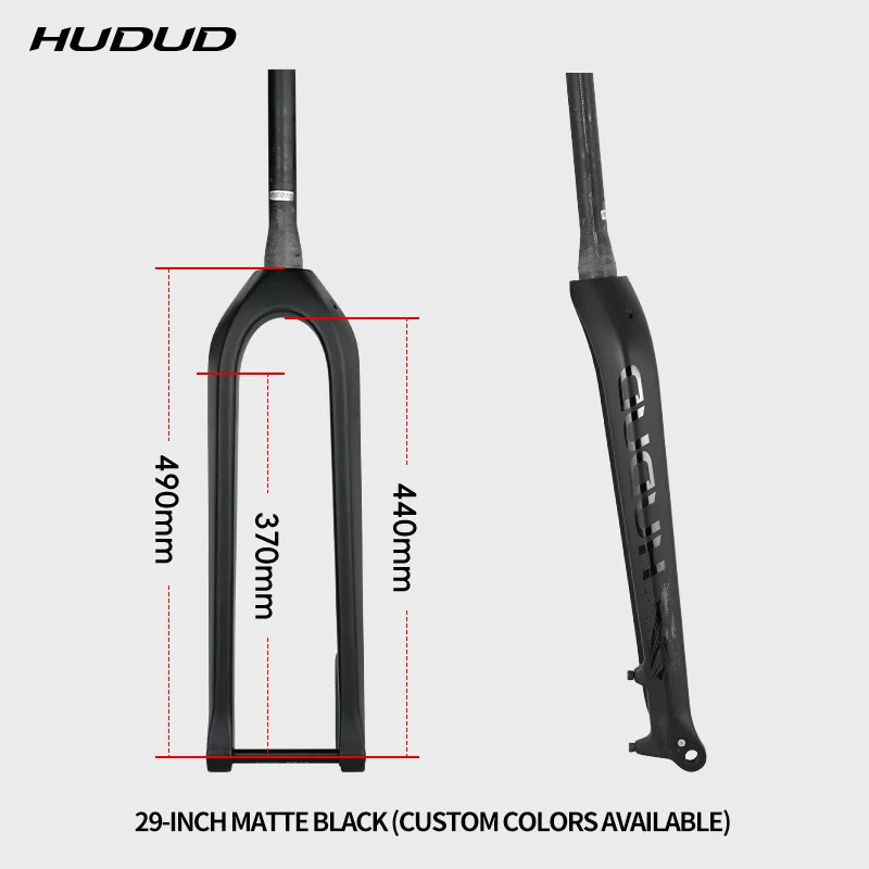 27.5/29 Inches Carbon MTB Fork Boost Thru Axle 15*110mm Tapered Internal Routing