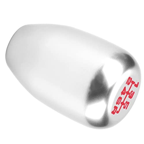 2.25 Inch Universal Manual Gear Shift Knob – Direct Replacement 6 Speed Silver