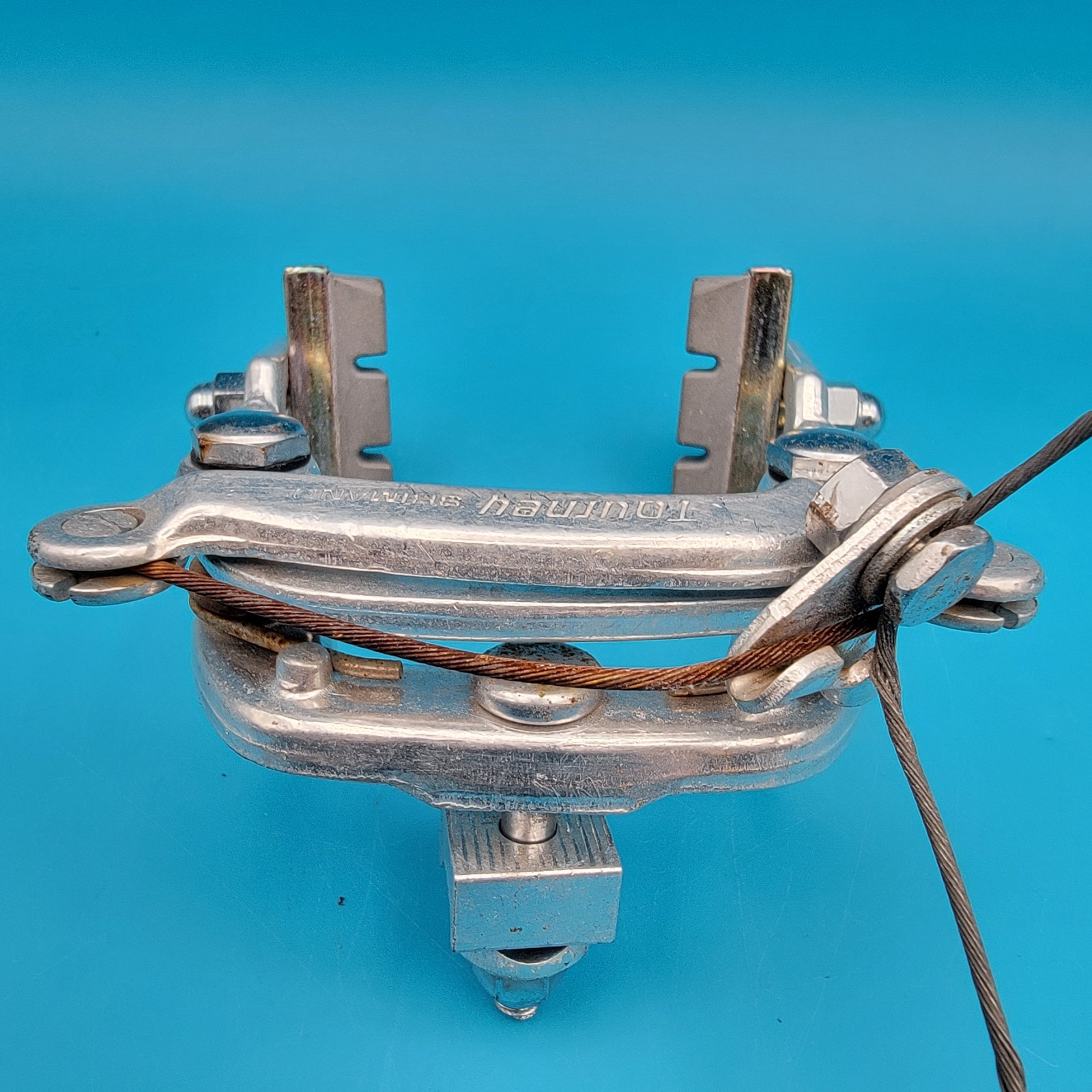 Vintage Shimano Tourney Center Pull Caliper Brake Set Road Bike Rim Brakes e4
