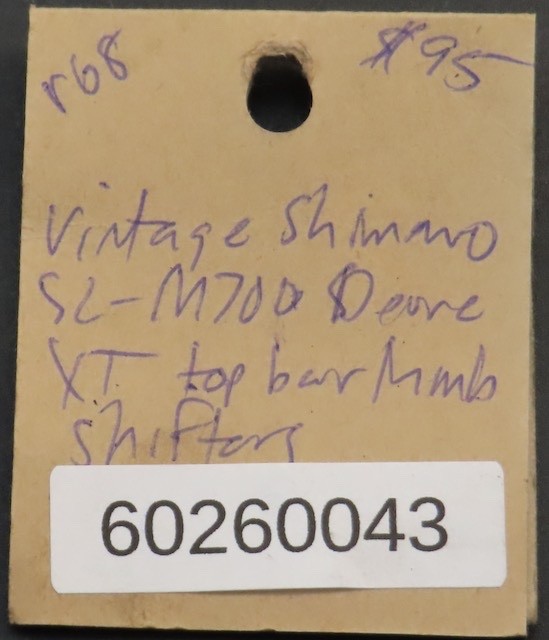 Vintage Shimano deore XT SL-M700 top bar thumb shifters Stumpjumper Japan