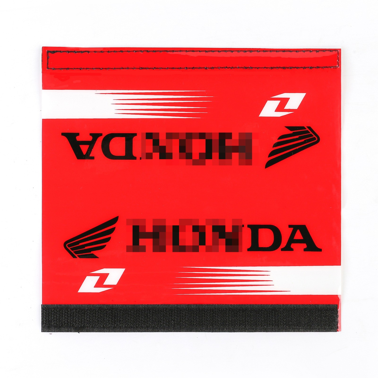 7.9″ Black Text Red Cover Honda Sponge Foam Crossbar Handlebar Protection Pad