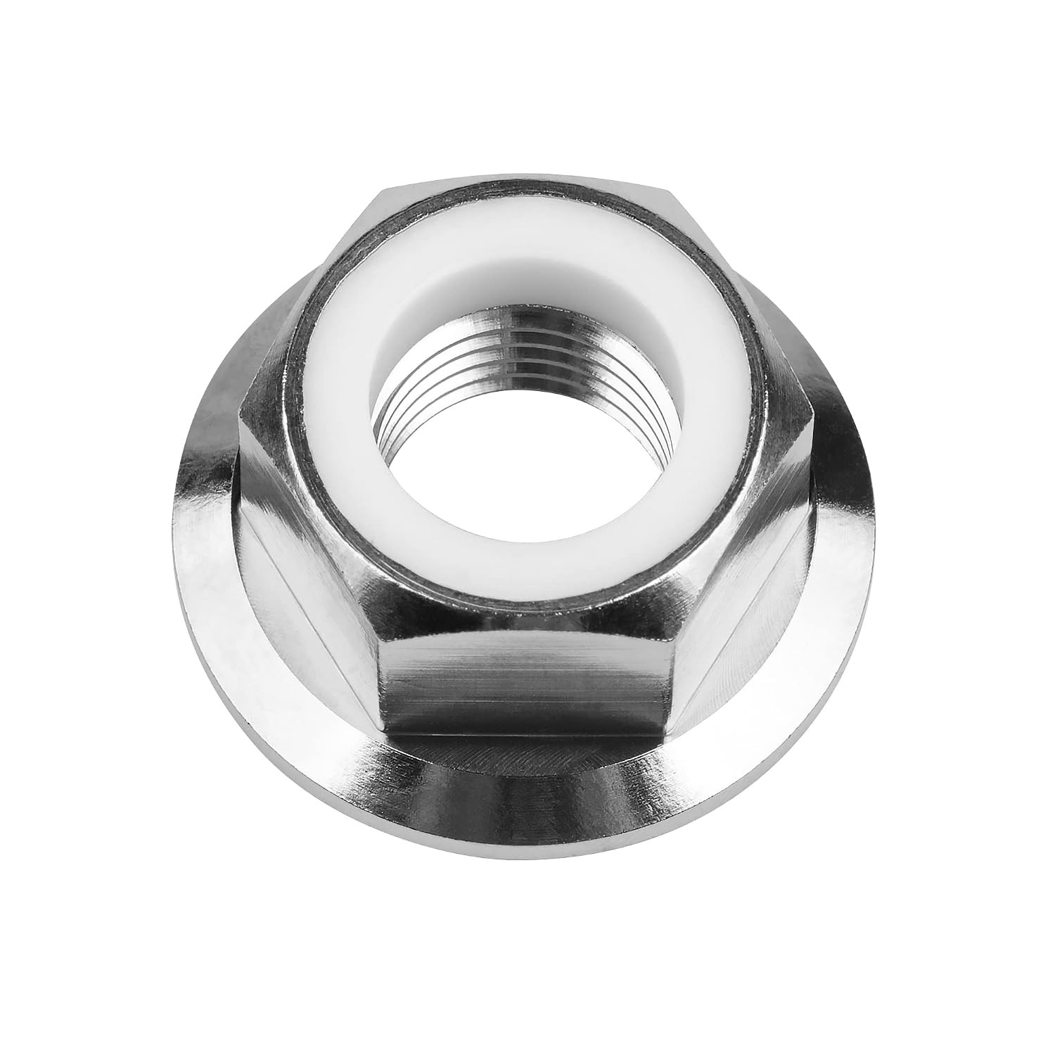 Titanium Ti Tc4 Gr5 M14x1.5 Pitch 1.5mm Motorcycle Sprocket Flange Lock Nut Pack