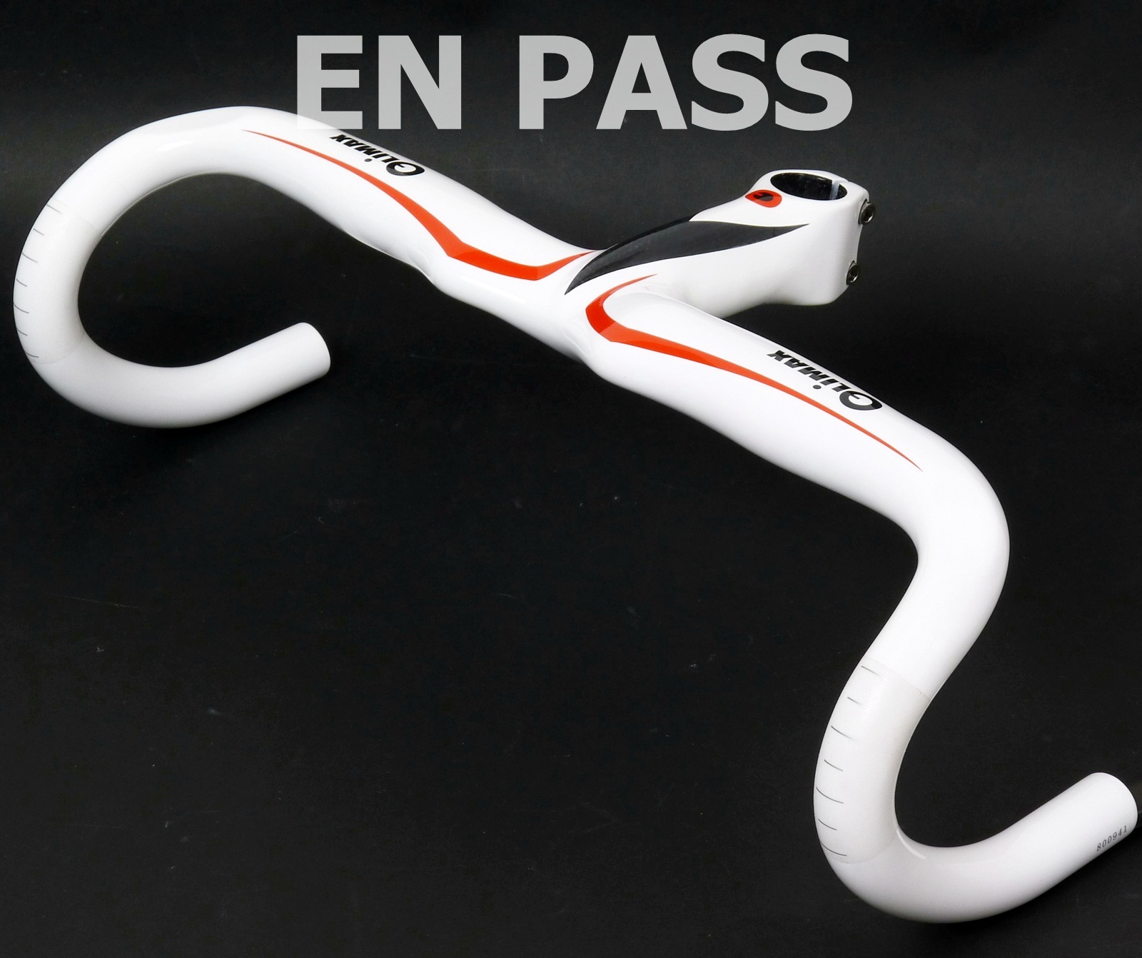 mr-ride 42x11cm 340g Climax Carbon road bike Handlebar + stem HR03B White