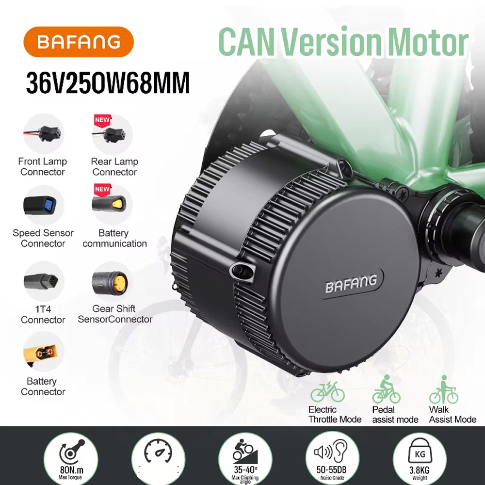 BAFANG 36V250W/350W/500W Mid Drive Kits BBS01B BBS02B for 68-73mm Bottom Bracket