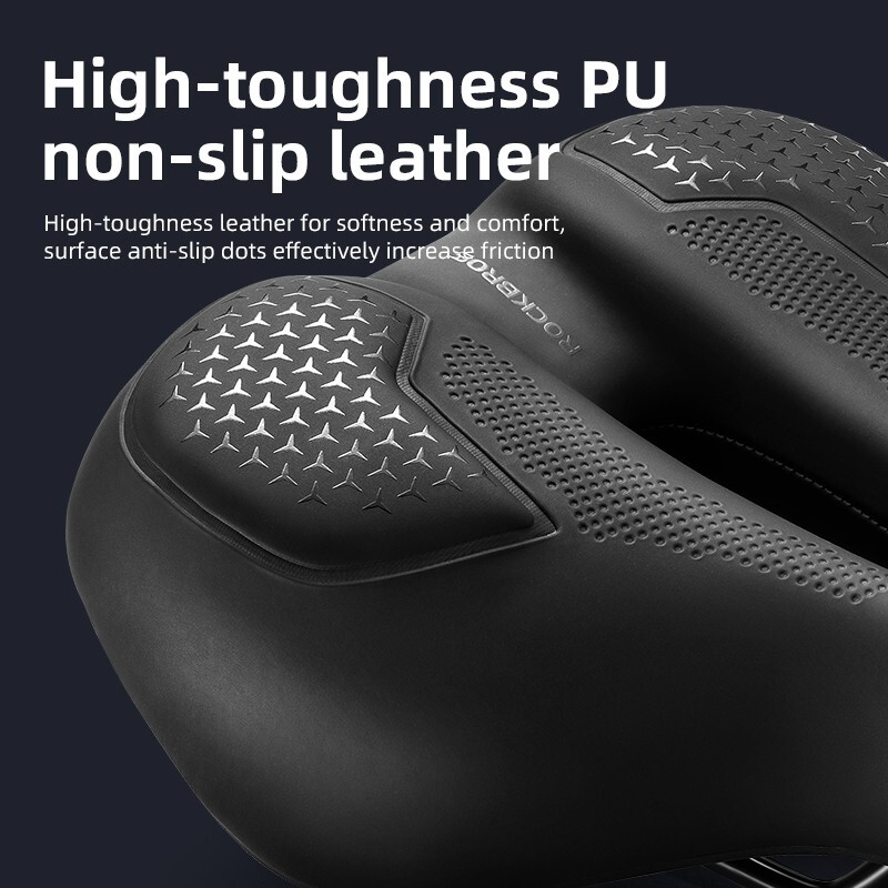 Bicycle Saddle Bike Comfort Wide Soft Gel Bike Seat Sporty Air Cushion Men Women