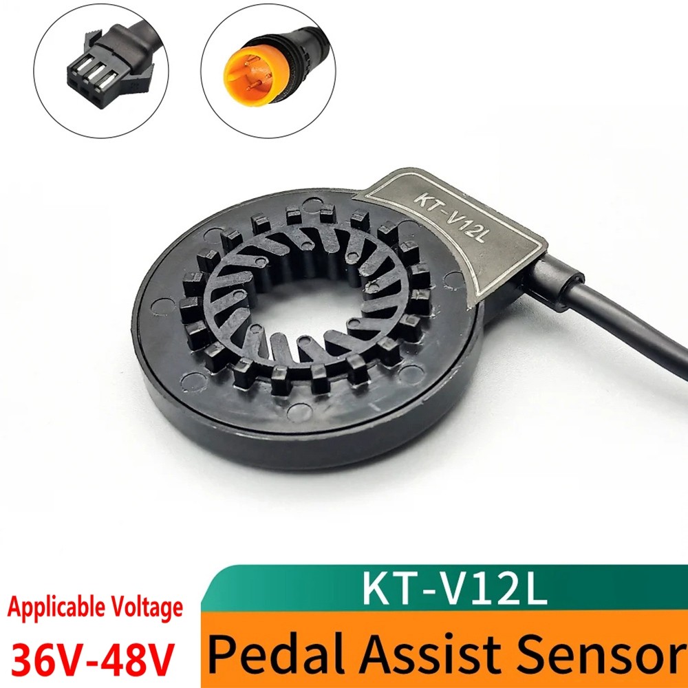 Electric Bicycle PAS Pedal Assist Sensor KT-V12L 12 Magnets Dual Hall Sensors