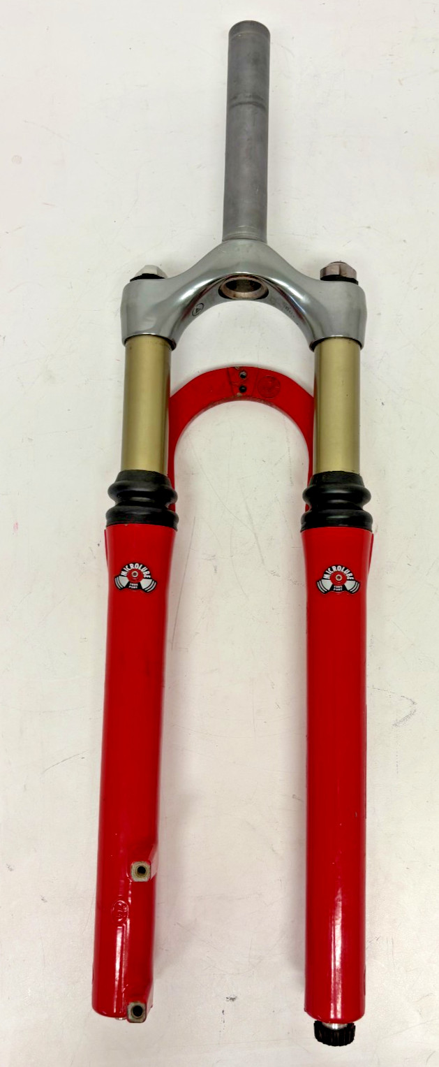 Manitou 26″ QR Disc Air Shock Suspension Fork 155mm 1-1/8″ Threadless Steerer