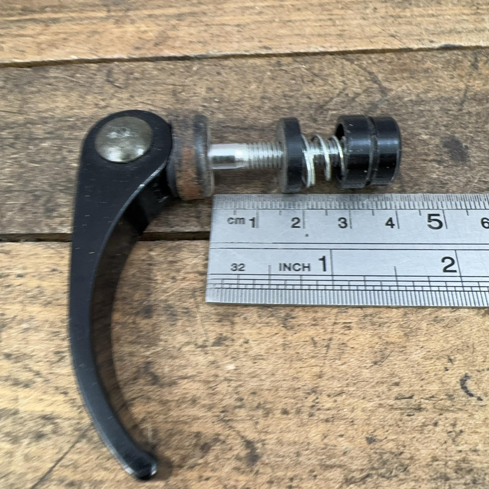 Vintage Haro Seatpost Clamp MounTain BikeQuick Release Skewer Black Alloy 50g