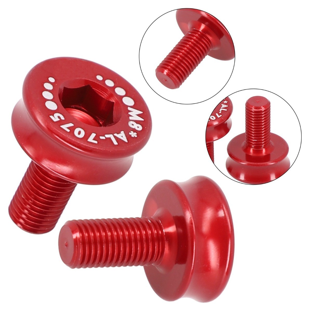 2x MTB Bicycle Bike Crankset Crank Part Bottom Bracket Dust Proof Cover Cap Bolt