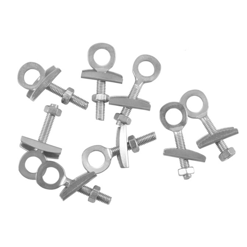 10 Pcs Bicycles Chain Adjuster High Carbon Steel Bolts Bike Chain Tensioner