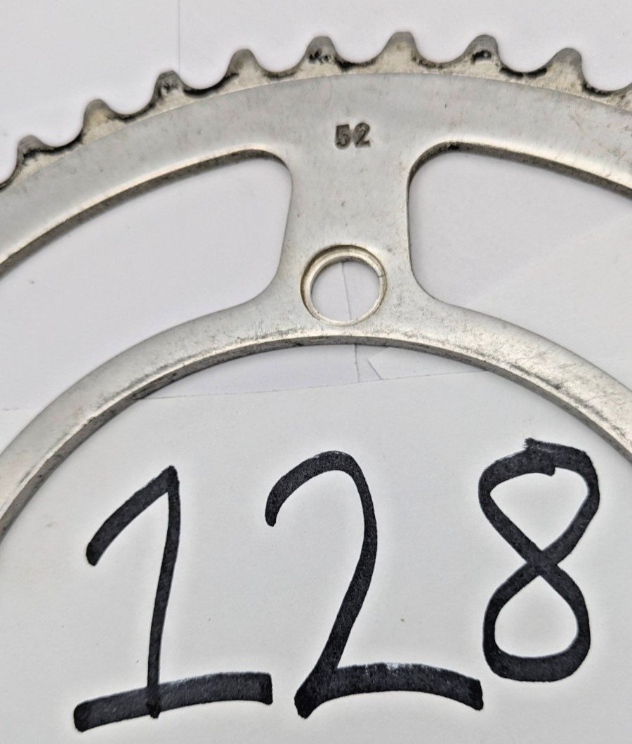 Vintage Nervar 52 52T TOOTH Chain Ring 128 BCD 70s French Road Bike