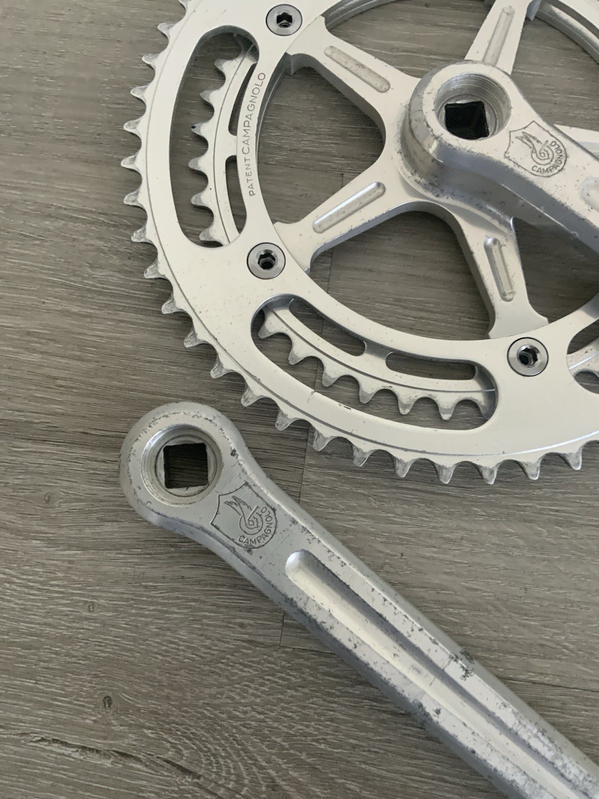CAMPAGNOLO RECORD CRANKSET DOUBLE 52-42 TOOTH 170 MM ARMS