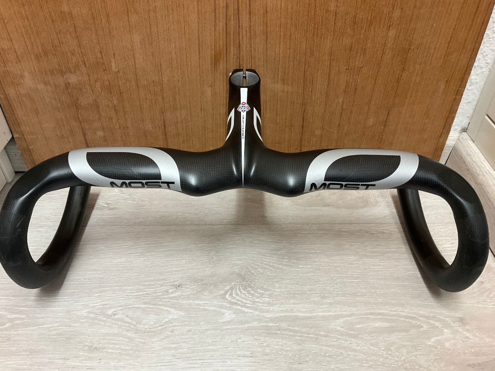 NOS Pinarello Most Talon Carbon Compact Integrated One Piece Handlebar Handlebar