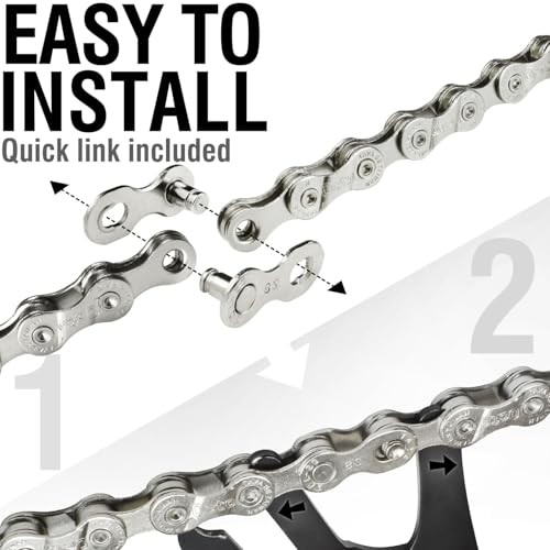 6/7/8 Speed Bike Chain – Bicycle Chain for Road & 6/7/8 Speed Chain 1 Set