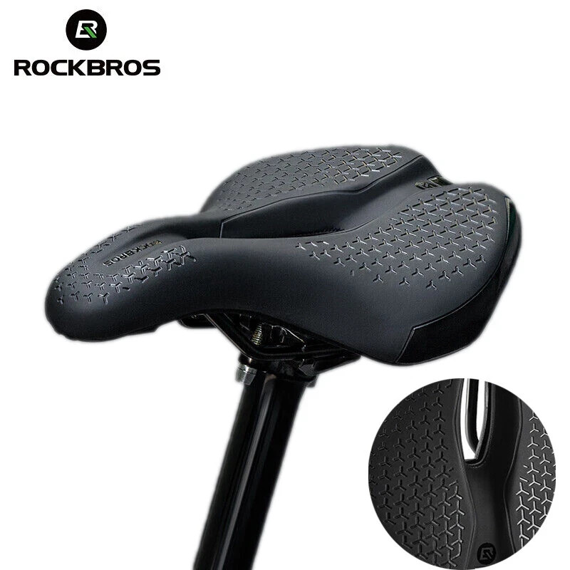 ROCKBROS Bike Saddle Breathable Hollow MTB Road Bike Lightweight Seat Cushion