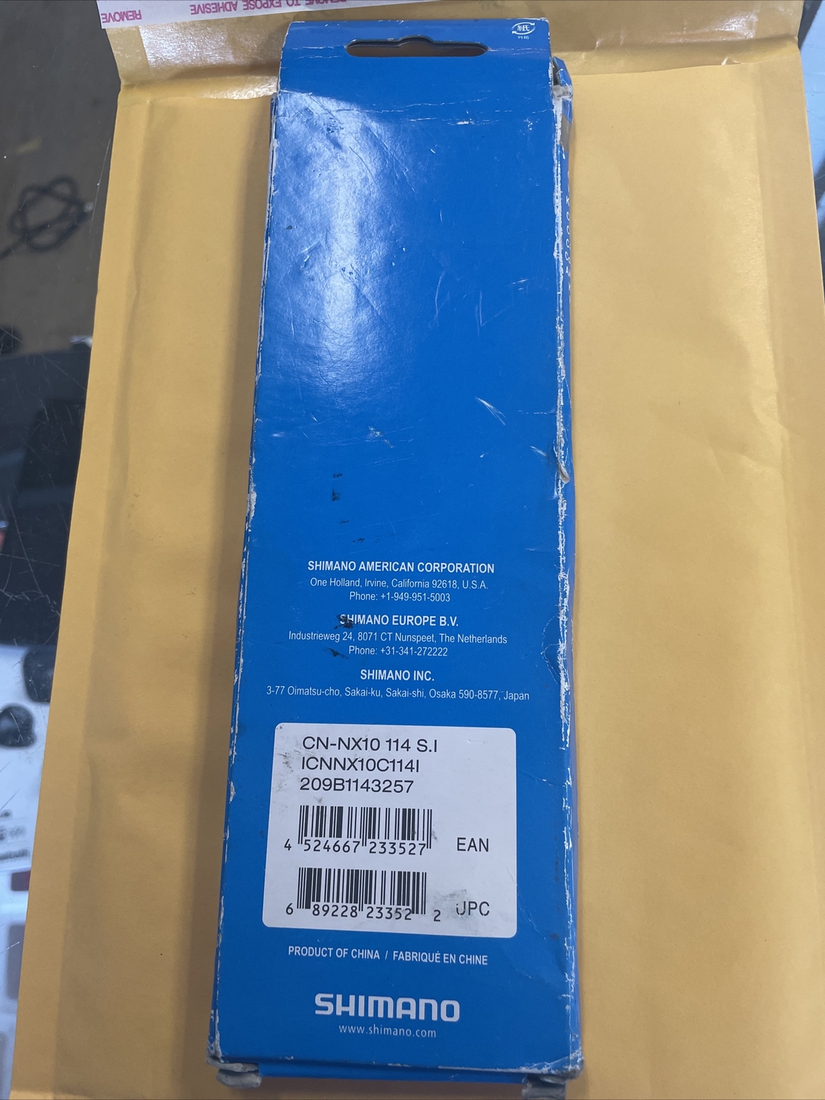 SHIMANO ICNNX10C114I Chain CN-NX10 114 Link Single Speed ​​1 / 2X1 / 8 ICNNX1