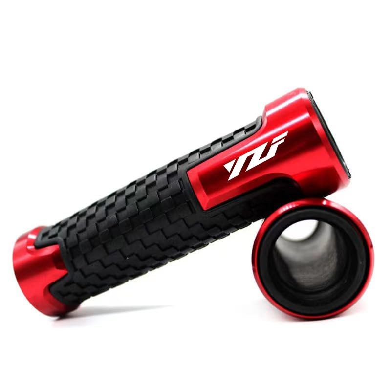 Universal 7/8″ Motorcycle Handlebar Grips for Yamaha YZF R1 R3 R6 R6S R25 Red
