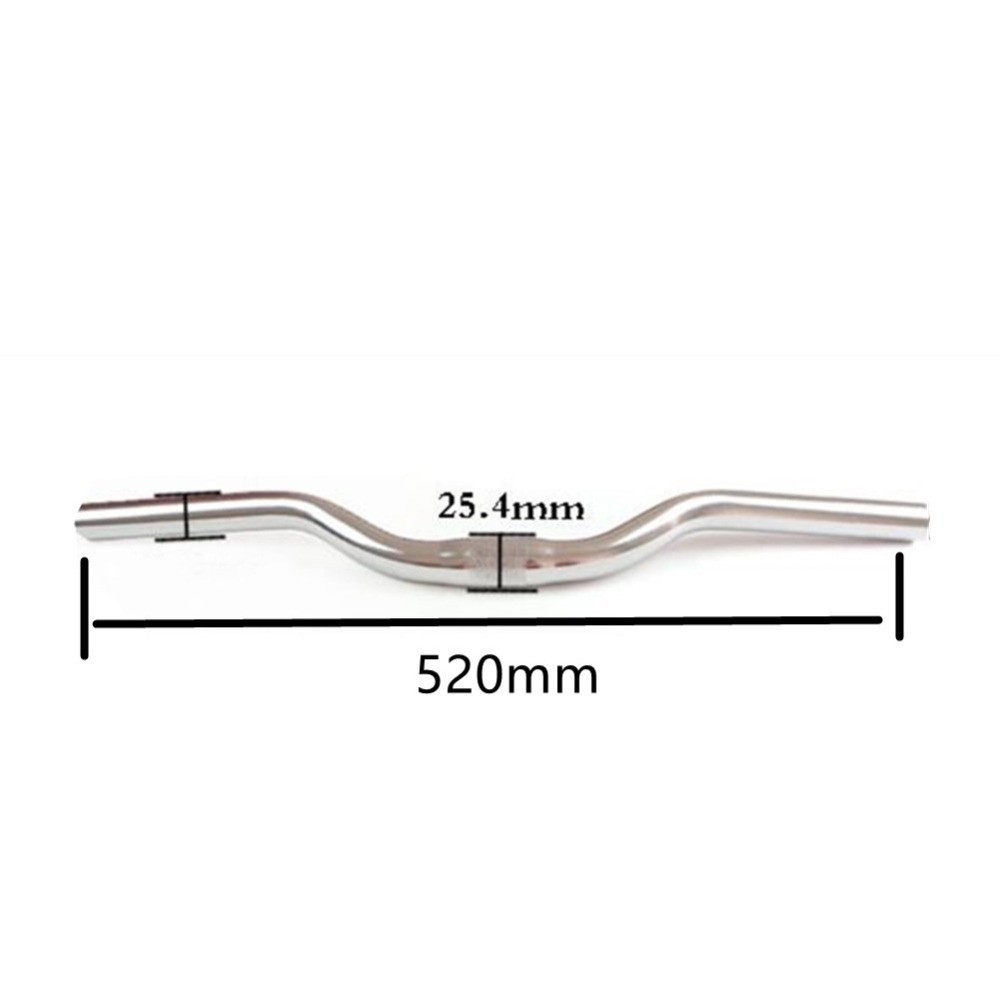 25.4*480-580mm Bicycle Riser Handlebar Aluminum Alloy Mountain Bike Handlebars