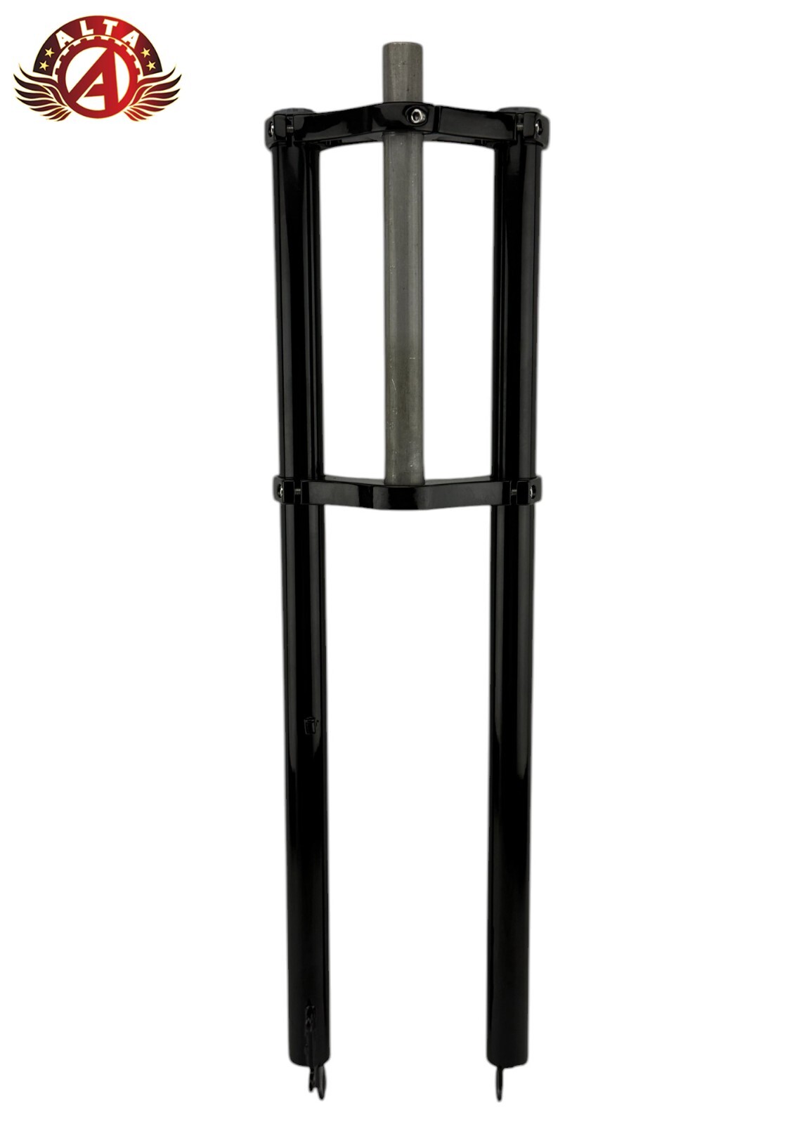 ALTA Triple Tree Fat Bike, 1-1/8″ (28.6mm) Aluminum Crown Disk Brake Fork BLACK.