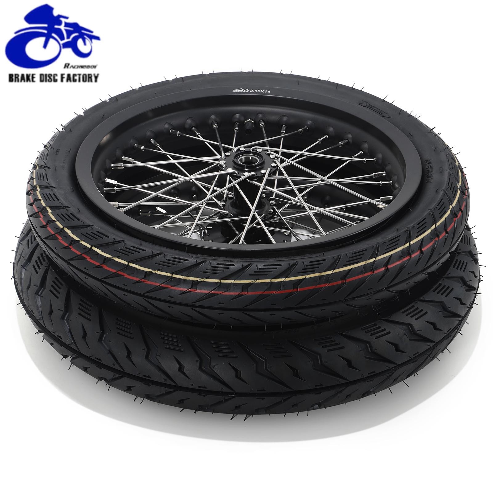 14×2.15 Spoke Front Rear Wheels Rims Hubs for Surron Light Bee X for Segway X260