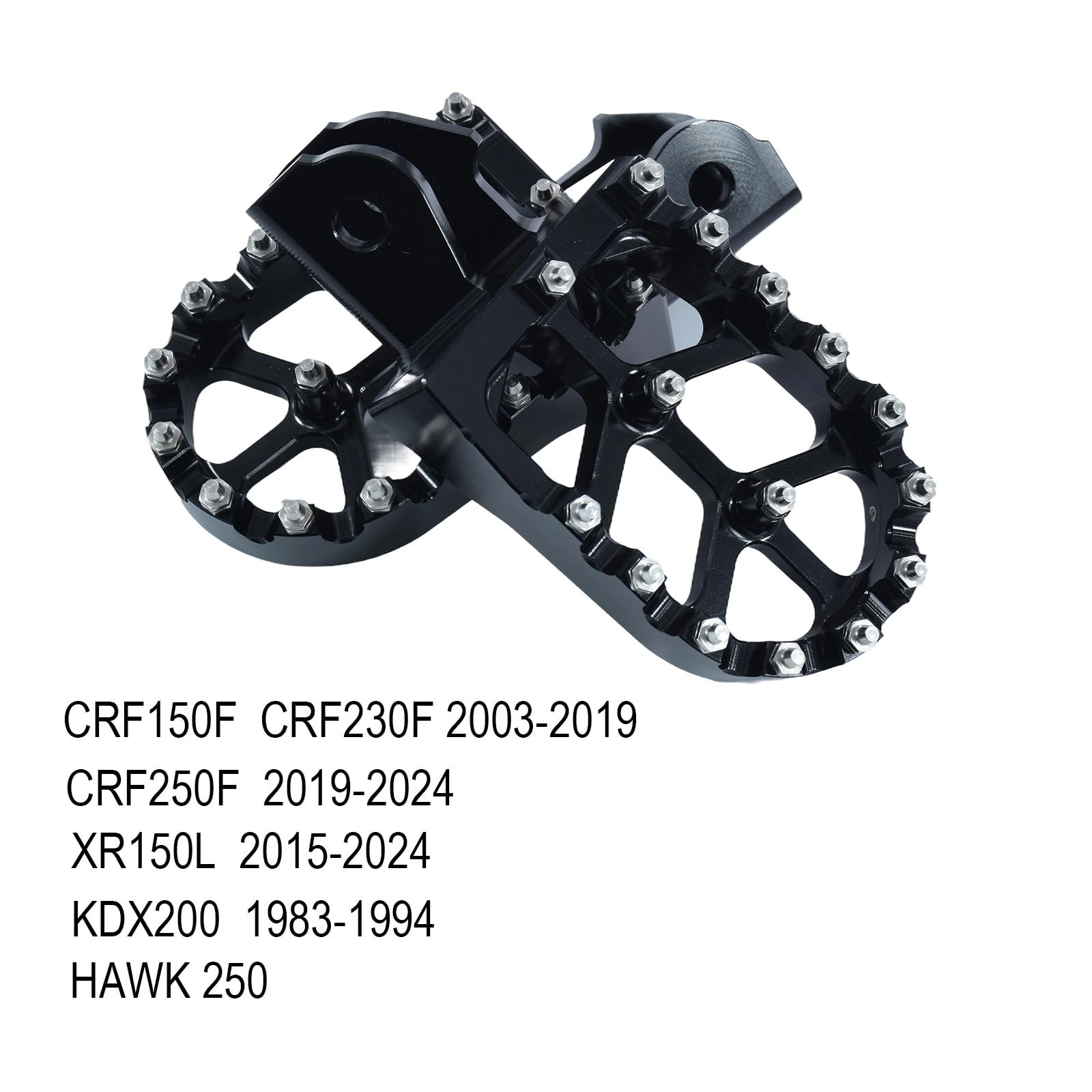 Dirt Bike Foot Pegs CNC Footpegs Foot Pedals Rest for XR150L 2015-2024 CRF150…