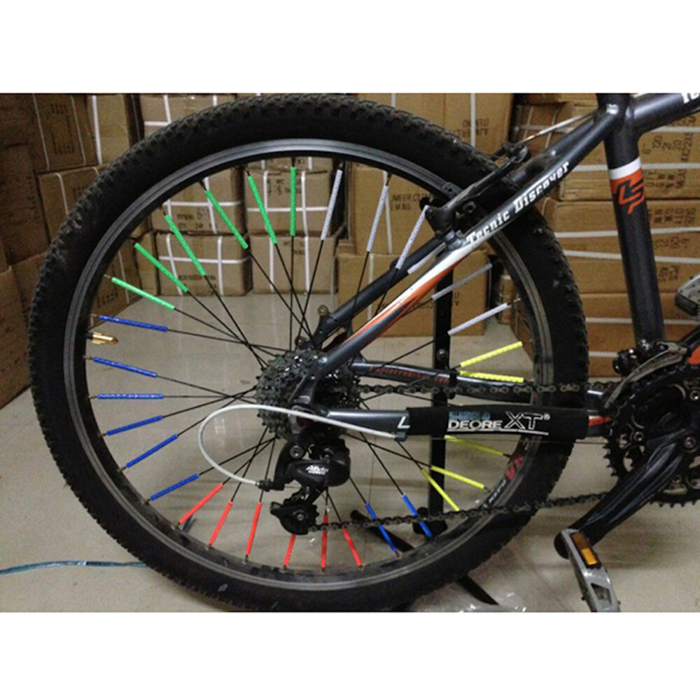 SET/LOT 12 PCS REFLECTORS Bicycle Bike Wheel Tire Spoke FOR CYCLING BIKES RACING