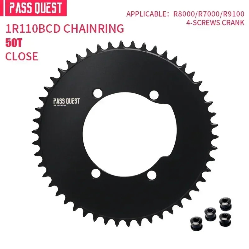 Pass Quest 110 BCD Chainring Road Bike Chainwheel for Shimano R7000 Chain Ring