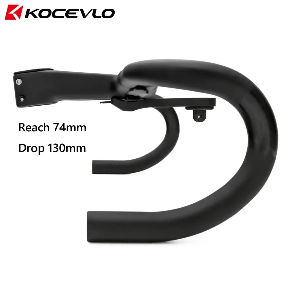 Full Carbon Road Bike Integrated Drop Bar 28.6mm 31.8mm Clamp 90-110mm Stem