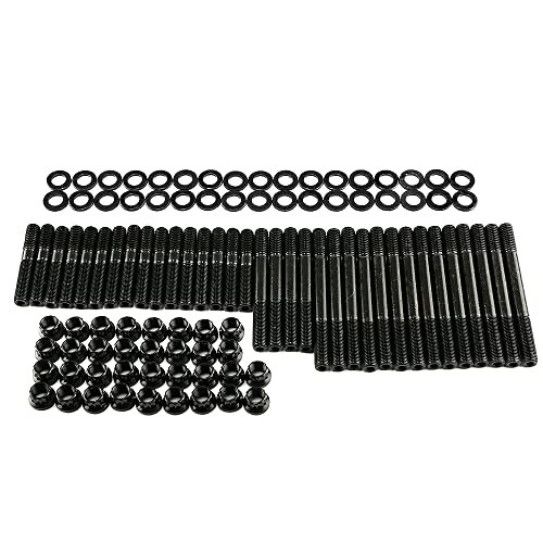12-Point Cylinder Gasket Head Stud Bolt Kit Compatible with 1997-2003 Chevy 102