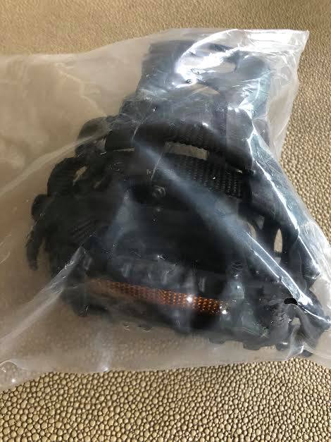 NEW🔥 EVO Adventure Plus Pedals with toe-clips and straps Black, flats, MTB Road