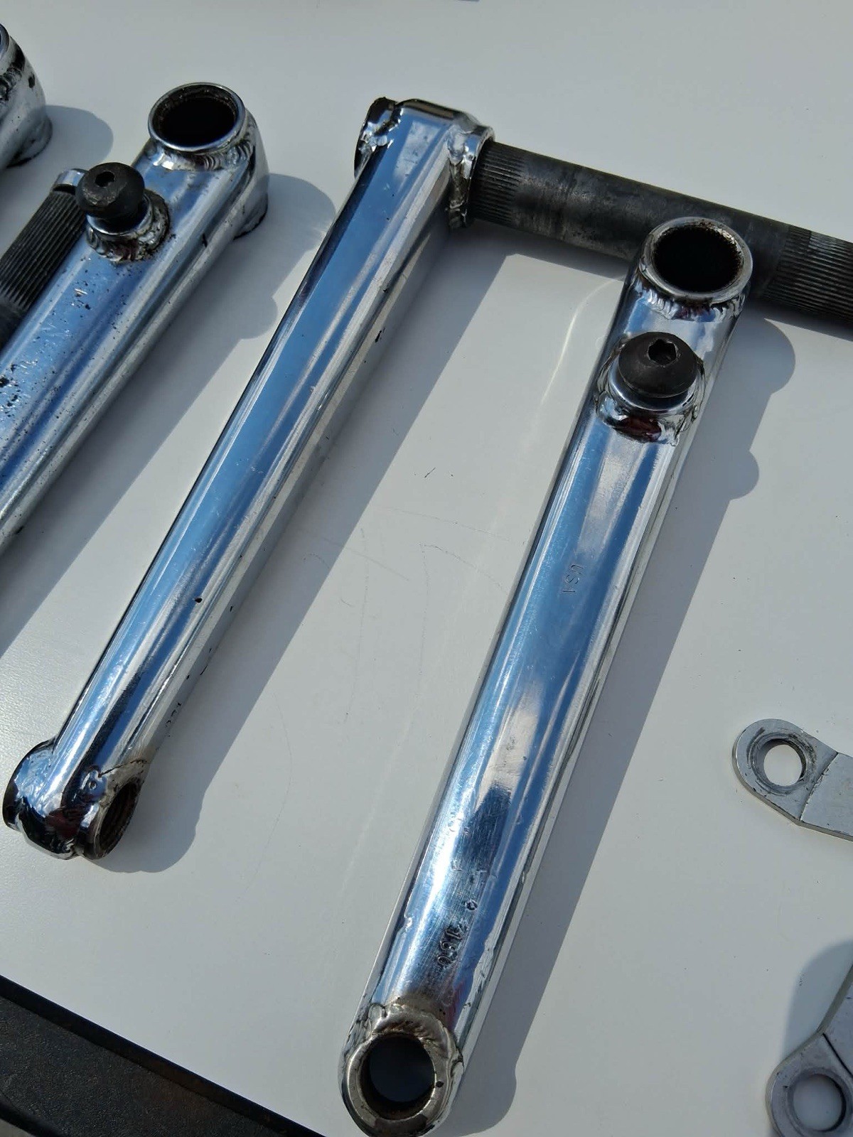 profile cranks unstamped rare 177mm and 180mm with extras
