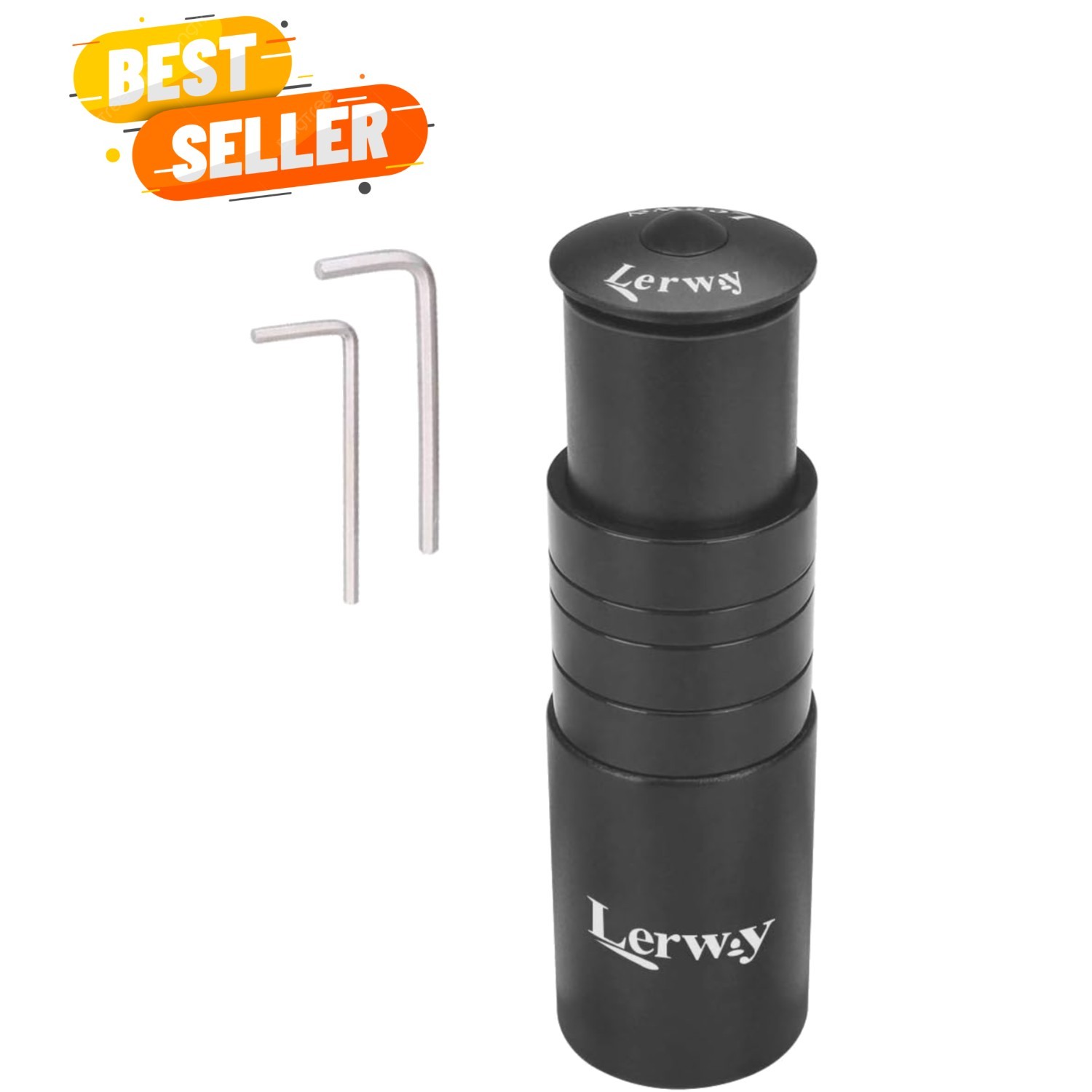 Bike Stem Riser Extender MTB Handlebar Stem Adapter with Hex Key for 1-1/8″ 2…