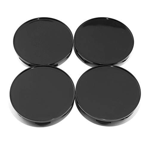 70mm(2.76in)/64mm(2.52in) Wheel Center OD: 70mm / 2.76″, ID: 64mm / 2.52″ Black