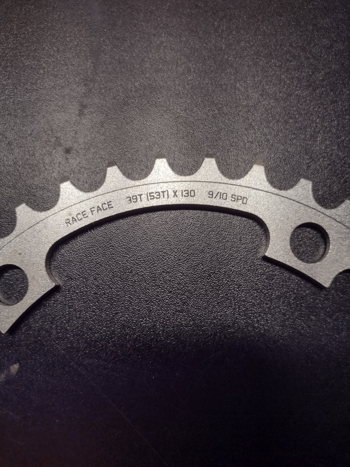 Nos Nib Race Face Silver Road Chainring Set 53/39