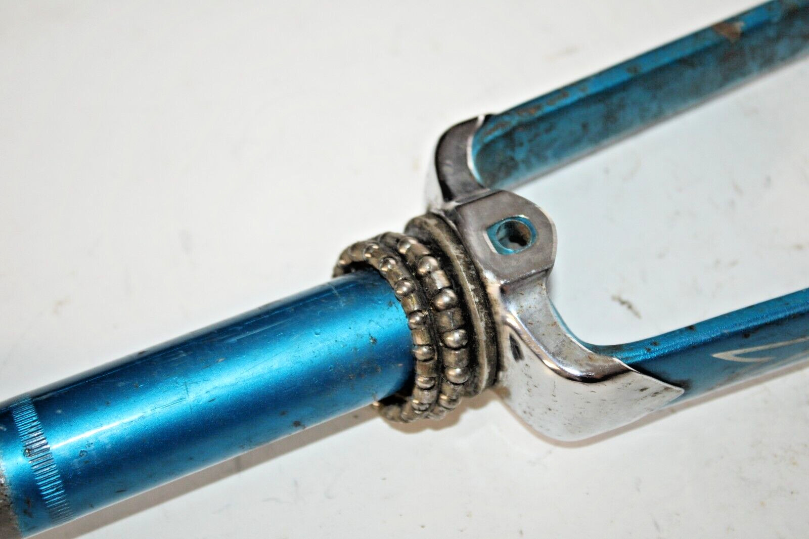 Vintage Schwinn Touring Road Bike Fork 27″ 1″ Threaded 165mm Blue Steel USA Ship