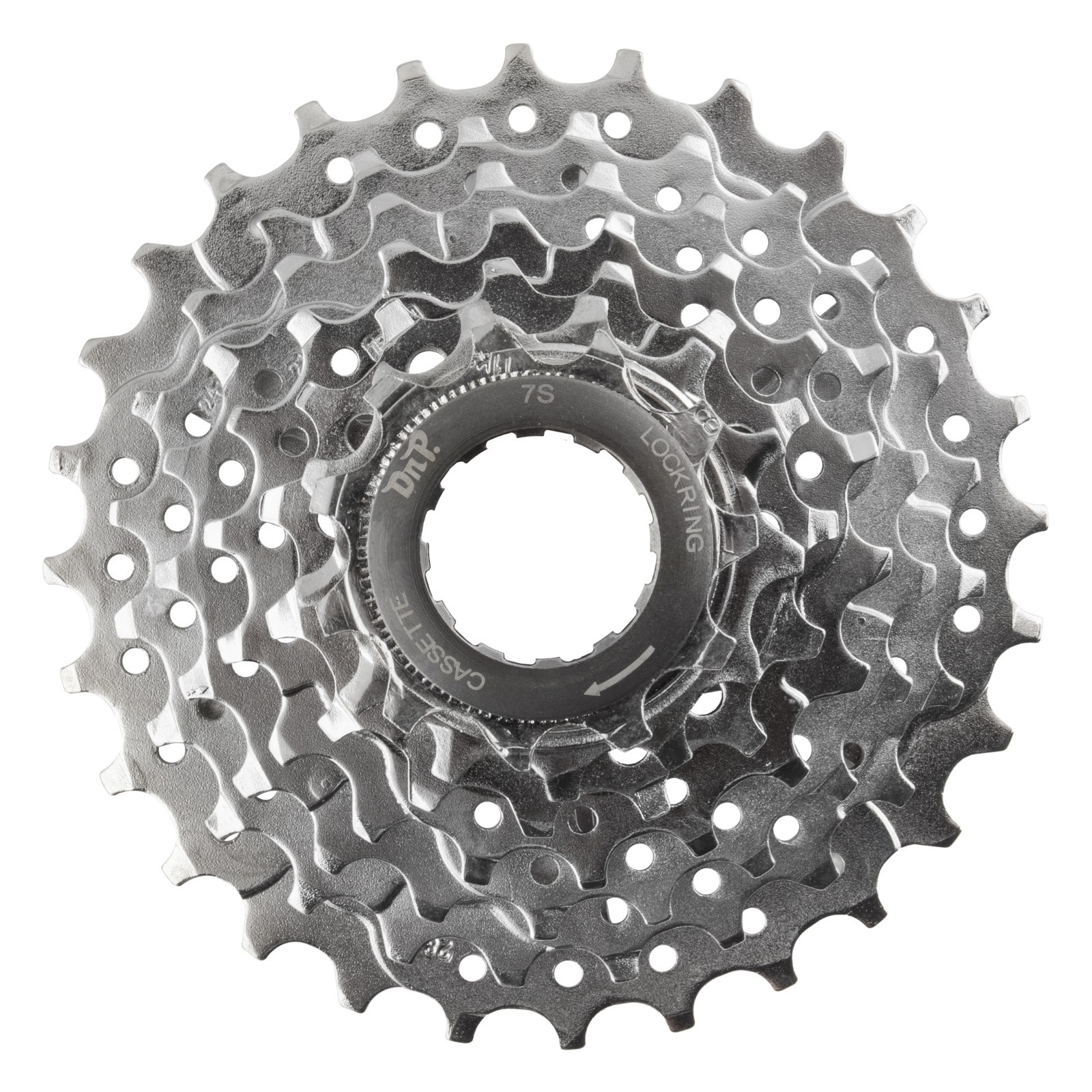 Sunlite Bicycle 7-Speed Cassette 11-28T Silver 7spd Road Mountain Hybrid Bike