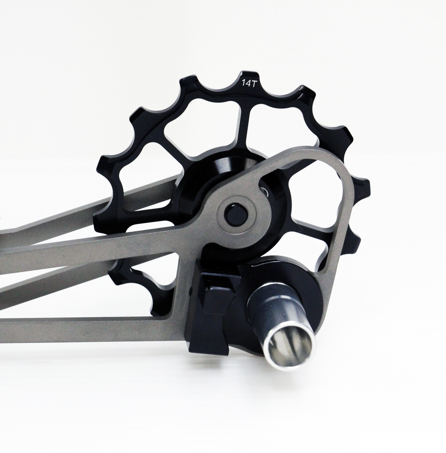 Swishti Road Bike Oversized Pulley Titanium Cage For Campy Campagnolo Black