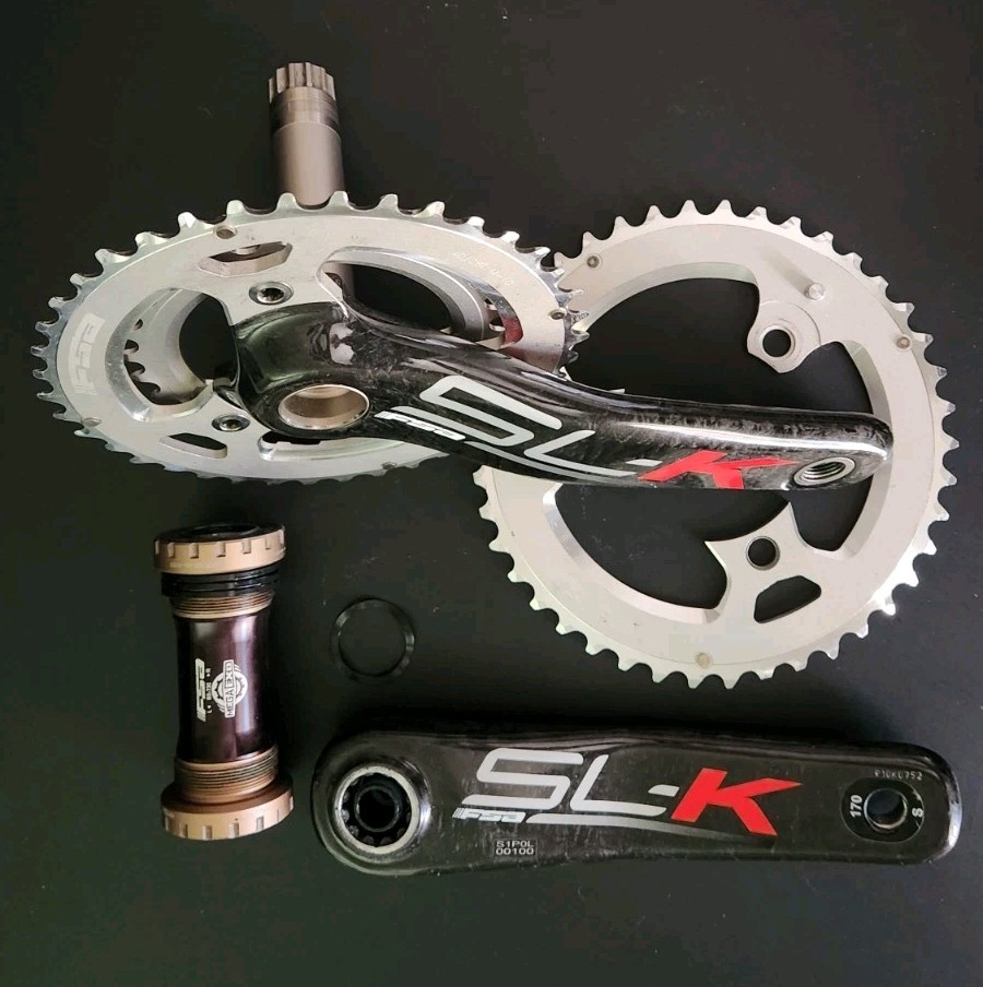 FSA SLK Carbon MTB 3 Arm Crankset 170mm 40/28 86 bcd & MegaExo BB