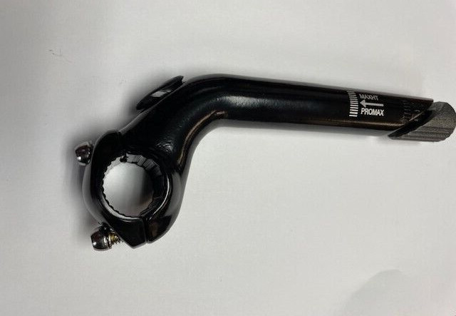 Promax Alloy High Rise Quill stem 1 1/8″ 50mm x 40 degree Rise 25.4 Clamp US1
