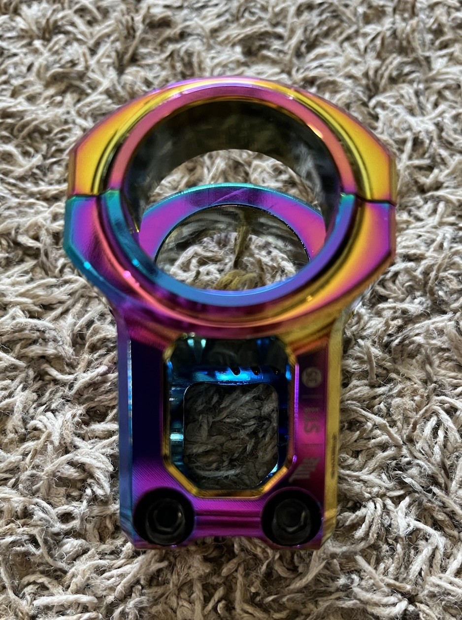 Title MTB ST1 Stem – Oil Slick – 35mm (new without tags or packaging)