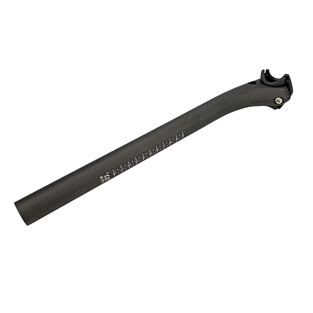 Carbon Fiber Bike Seatpost Setback MTB Road 25.4/27.2/30.8/31.6mm