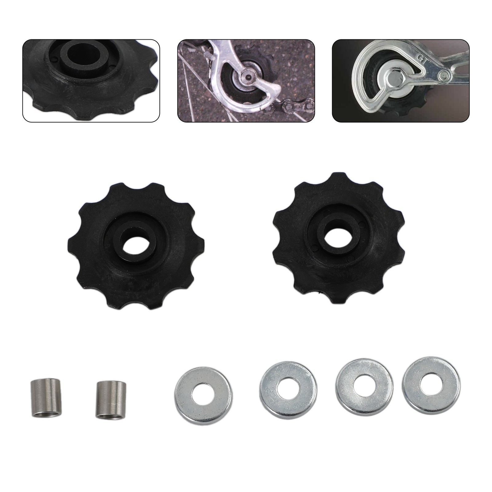 👍6mm Derailleur Jockey Wheel Pulley Conversion Kit For Vintage Simplex Suntour