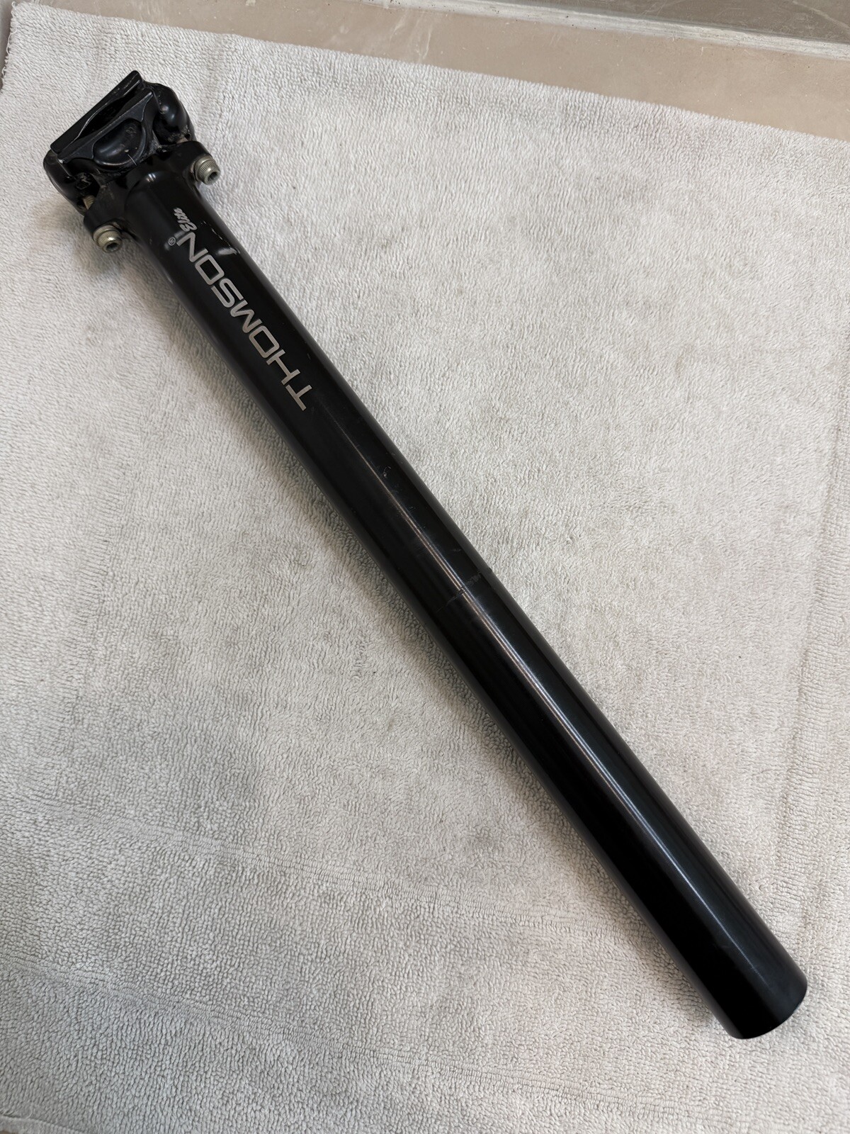 Thomson Elite Seatpost – Zero offset 30.9mm x 367mm SP-E128 Black [slr]