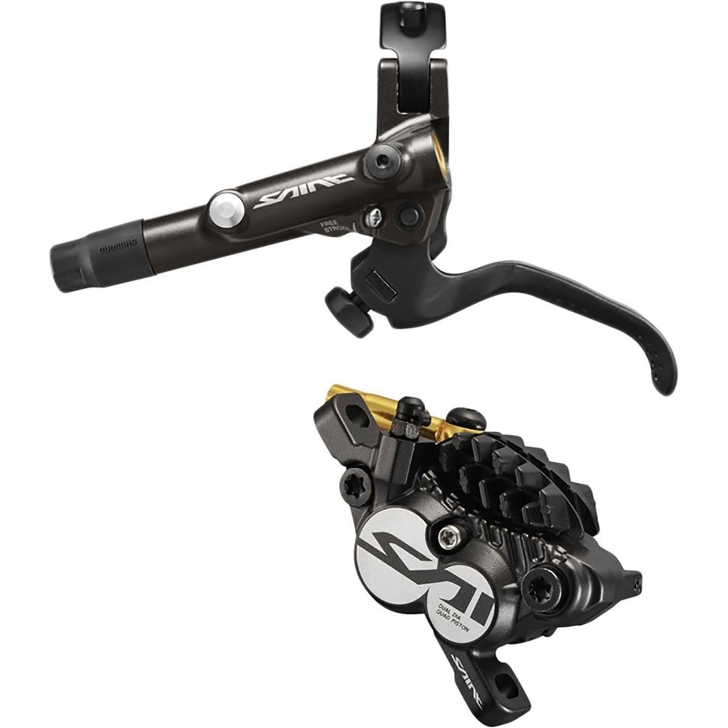 Shimano Saint BL-M820-B/BR-M820 Disc Brake and Lever – Front, Hydraulic, Post…