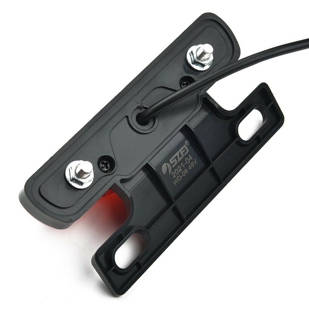 1PC Safety Warning Rear Lamp Rear Tail Light For Electric Bicycle E-Bike 36-48V