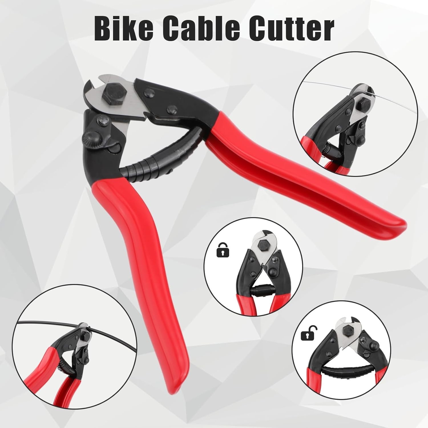 96PCS Universal Bike Cable Kit Stainless Steel Break & Shift Cable with Cutter