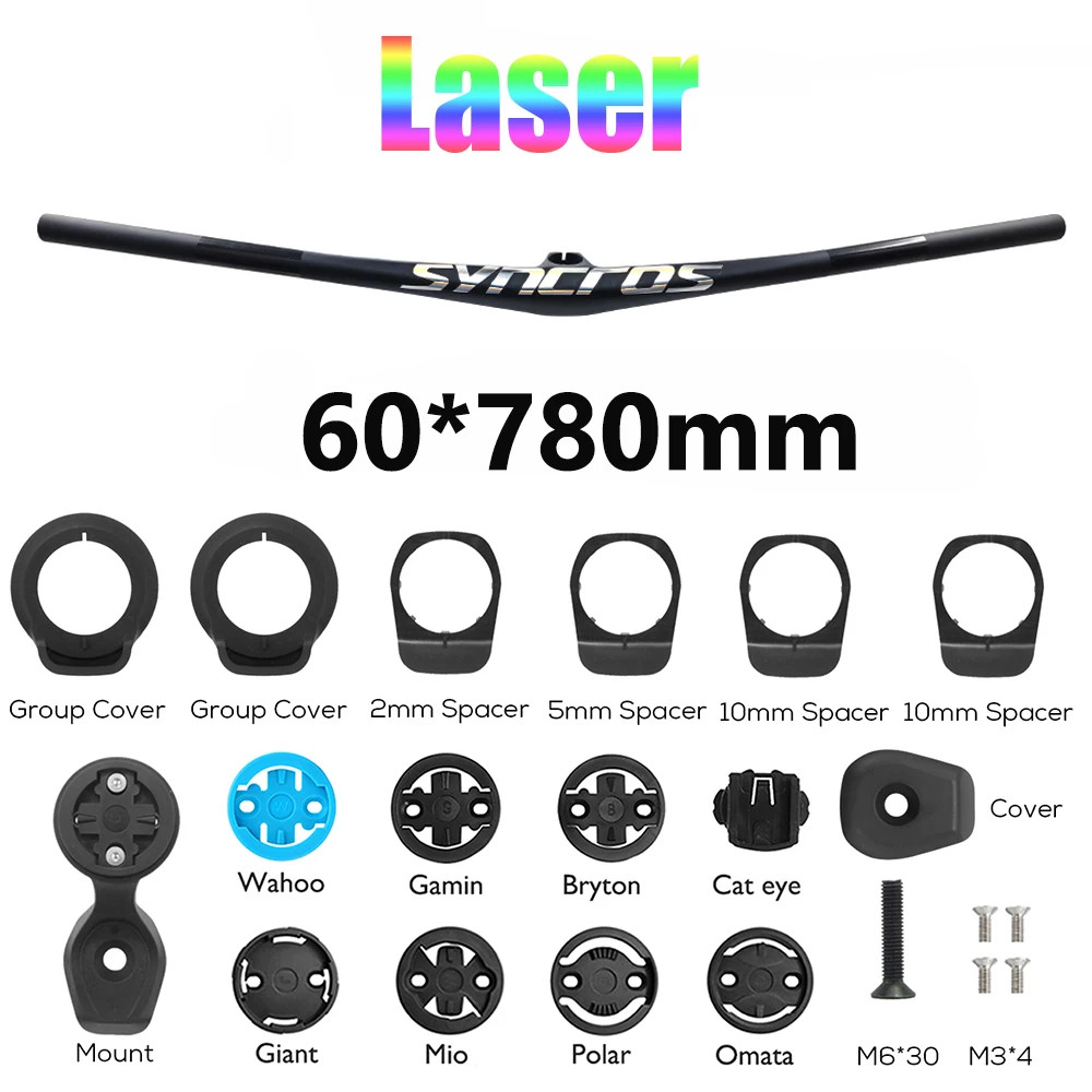 Carbon MTB Integrated Cockpit Handlebar Lightweight Enduro Bike Riser Flats Bar