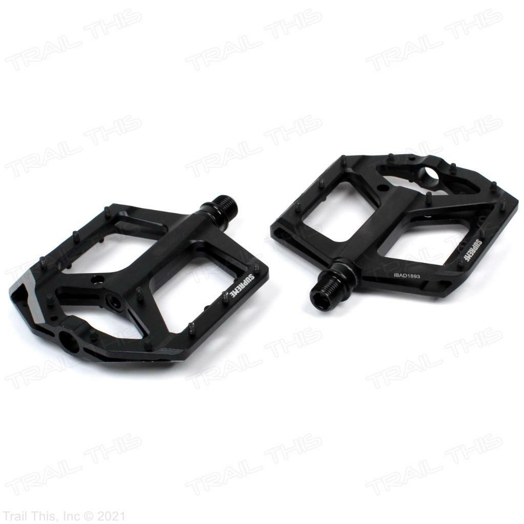 HT Components ANS10 Bicycle MTB Supreme Platform CrMo Pedals Stealth Black