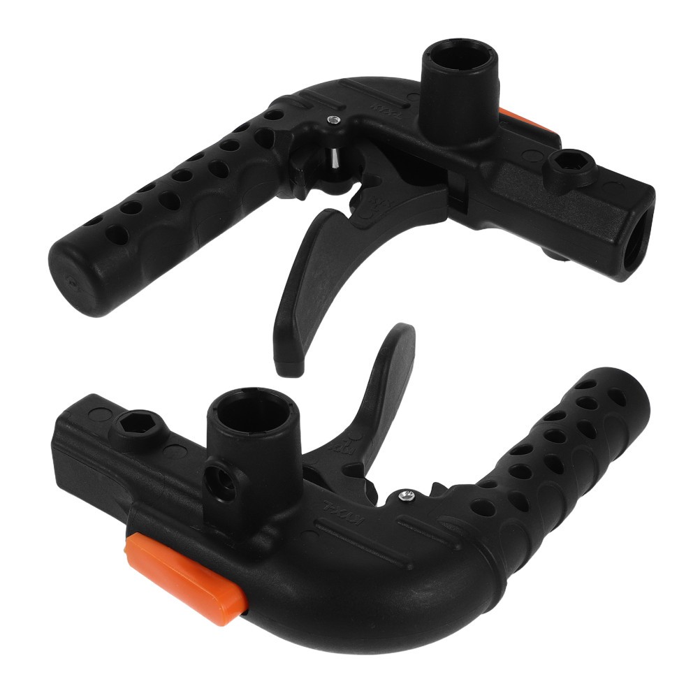 1 Pair Wheelchair Brake Handles Replacement Durable Plastic Metal Rubber